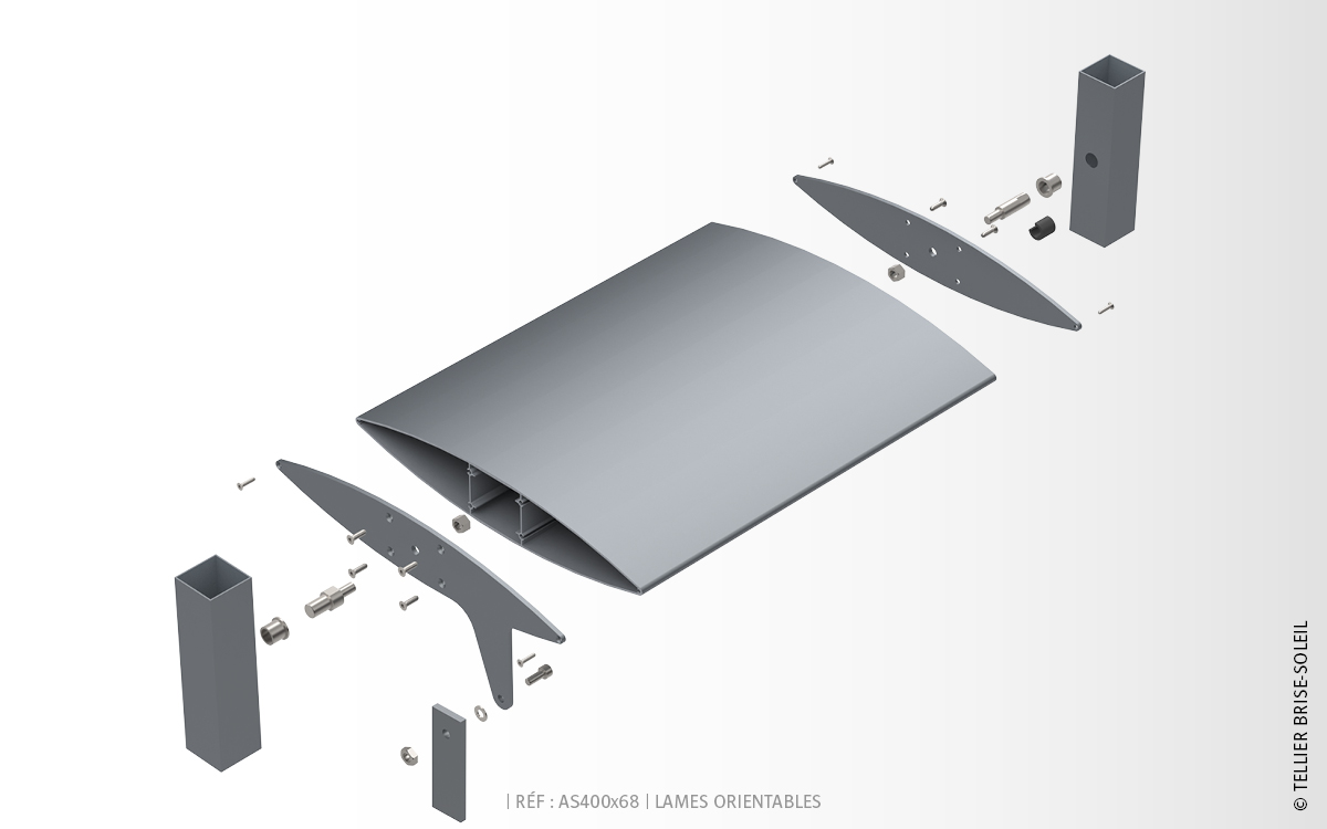 schema_brise_soleil_orientable_ref_AS400x68_éclaté