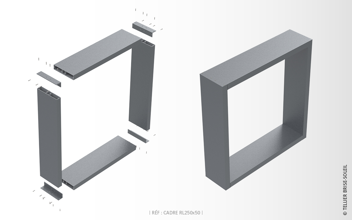 tellier-cadre-rl250x50-assemblage
