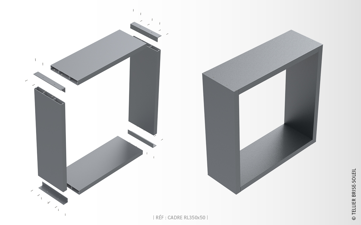 tellier-cadre-rl350x50-assemblage